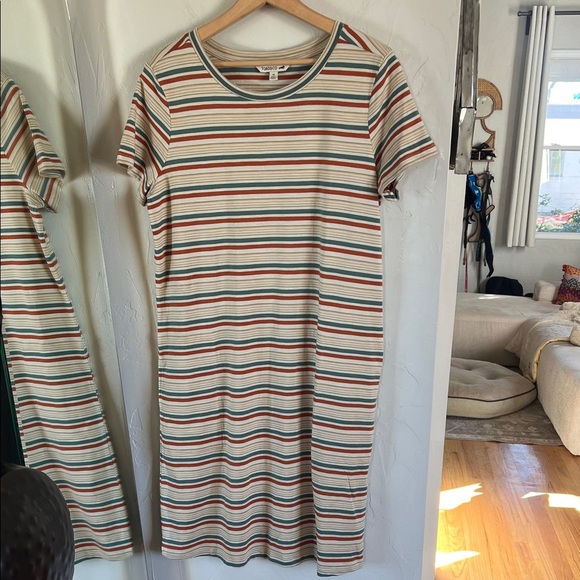 Toad&Co Multicolor Striped Midi Dress - Picture 2 of 6